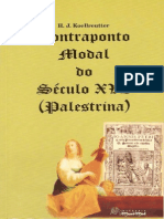 Koellreutter Contraponto Modal Do Seculo XVI Palestrina