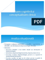 Evaluarea Cognitiva Si Conceptualizarea Clinica