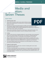 Public Media and Digitization: Seven Theses - Mapping Digital Media Global Findings