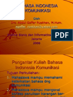 Pengantar Kuliah Bahasa Indonesia Komunikasi