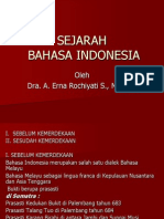 Sejarah Bhs Indonesia