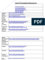 4- protein poster presentation topics resources