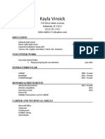 Resume - KMV