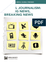 Digital Journalism: Making News, Breaking News - Mapping Digital Media Global Findings - Full Version