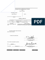 Omar Gonzalez Criminal Complaint