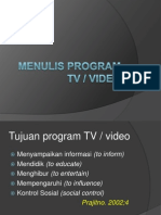 Menulis Program TV