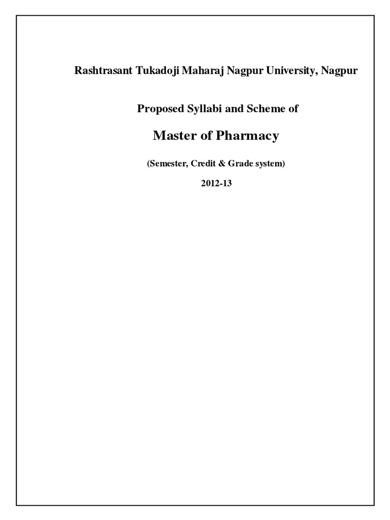 thesis topic for m pharm pharmaceutical chemistry