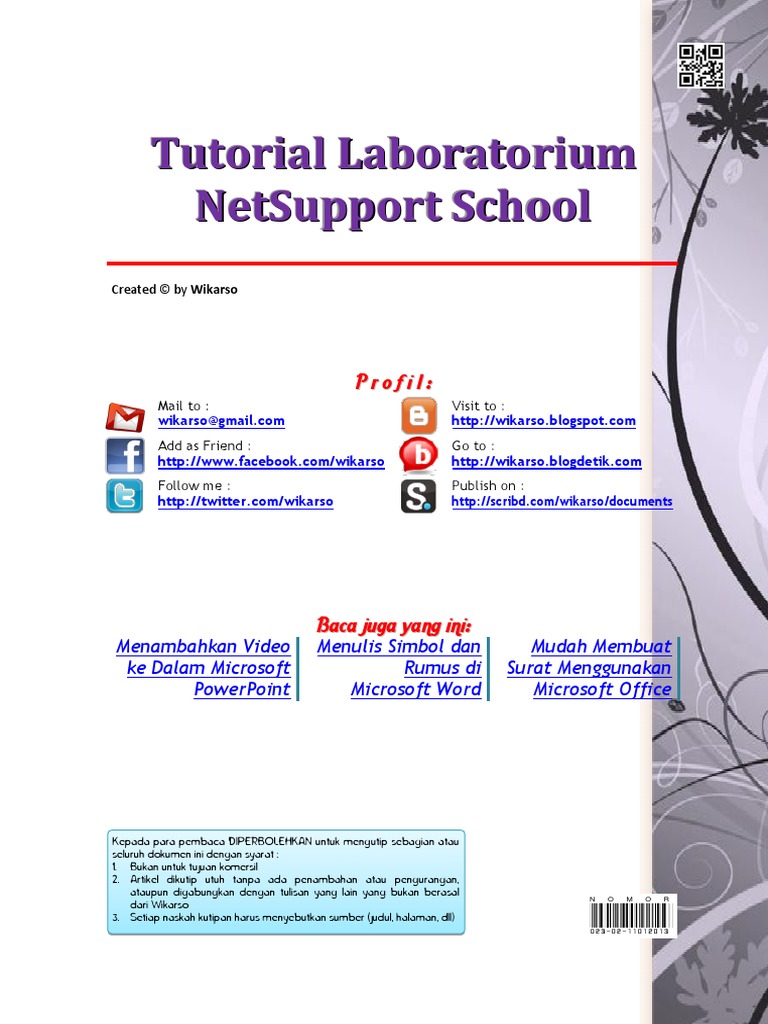 Tutorial Laboratorium NetSupport School | PDF