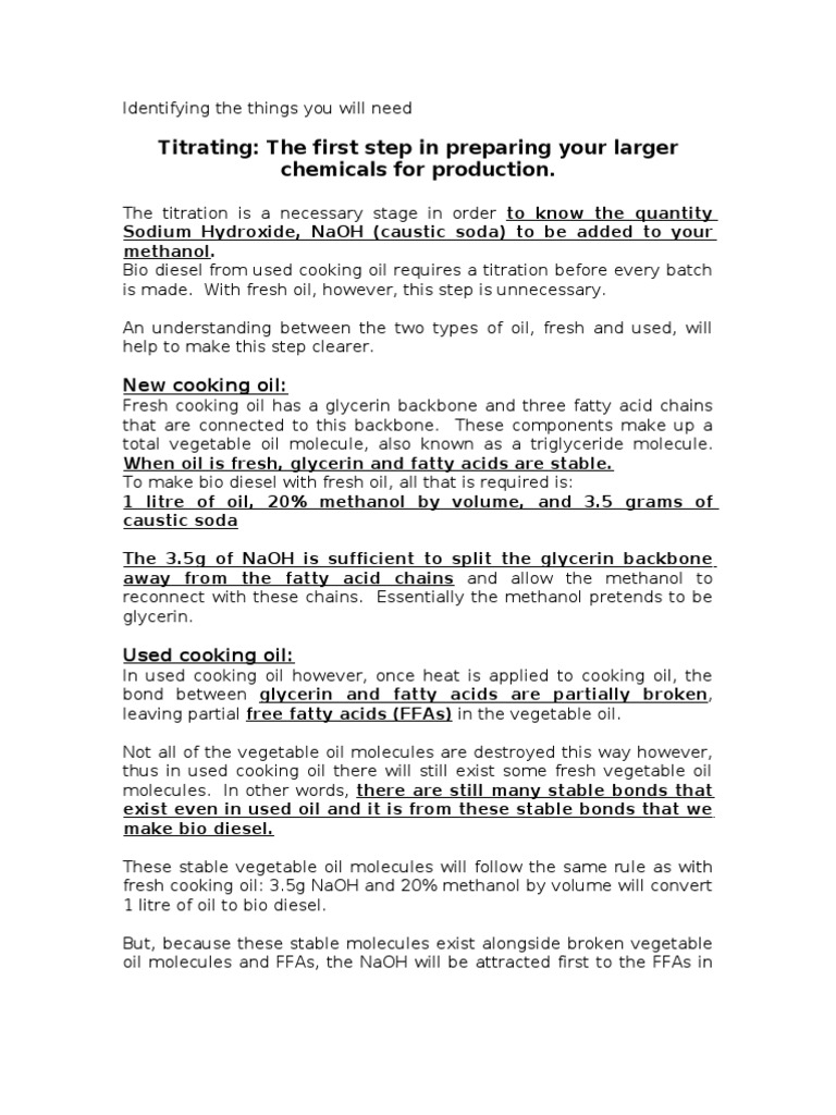 Guide To Performing Acid Base Titration PDF Titration Chemistry