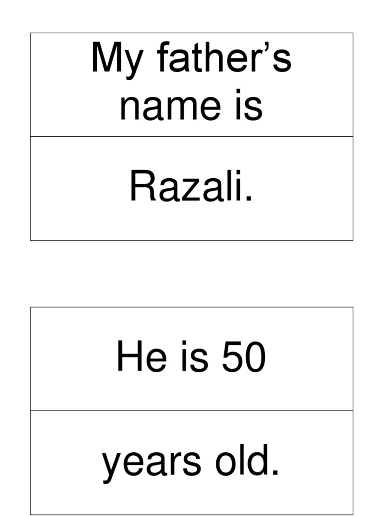 Editable Sentence Strip Examples | PDF | Self-Improvement | Wellness