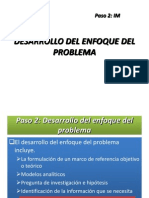 Desarrollo Del Enfoque Del Problema