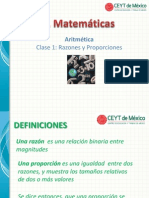 Matematicas - Aritmética - Razones y Proporciones - Tema Razones (1) - 15082014