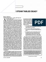 Are The Steam Tables Dead Tarea