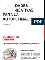 Sesión 3 Habilidades Comunicativas para La Autoformación