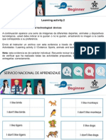 Actividad - Sports, Animals and Technological Devices