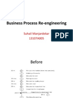 Business Process Re-Engineering: Suhail Manjardekar 13107A005