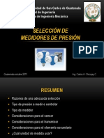 Selección de Medidores de Presión PDF