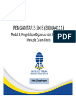 EKMA4111 - Pengantar Bisnis - Modul 3 PDF