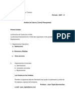 Analisis de Costos y Control de Presupuesto