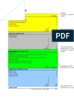 Sample Space Matrix