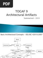 TOGAF 9 Architectural Artifact