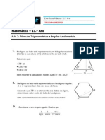 Exercícios Trigonométricos Hexágono Triângulo Fórmulas Ângulos