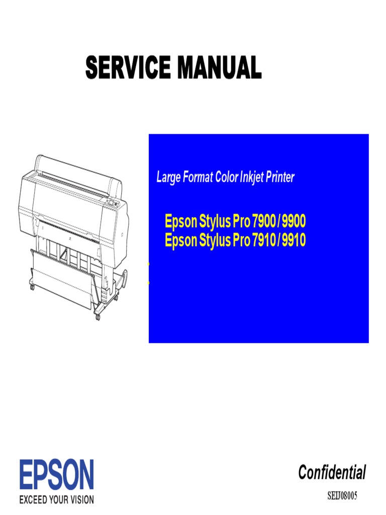 EPSON 7900 _9900_7910_9910 Service Manual (ebook)-1.pdf | Printer  (Computing) | Paper