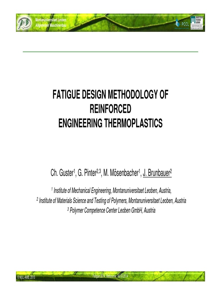 Plastic Fatigue Fatigue (Material) Ultimate Tensile Strength