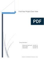 Final Year Project Over View: Group Members