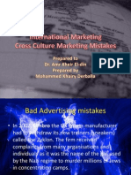 International Advertising Mistakes