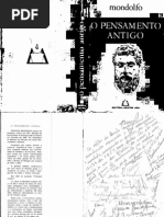 MONDOLFO, Rodolfo (1971). O Pensamento Antigo I