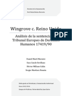 Wingrove Contra Reino Unido (STEDH 17419/90)