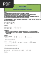 1º Eso Proporcionalidad y Porcentajes
