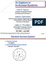 On Capture in Random-Access Systems: Gam D. Nguyen