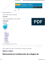 22-09-14 Renovación en la federación de colegios de economistas