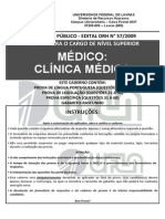 Copese-uft 2009 Ufla Medico-clinica-medica Prova