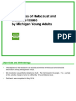awareness of holocaust and genocide issues by michigan young adults