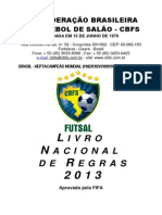 FUTSAL - Livro Nacional de Regras 2013