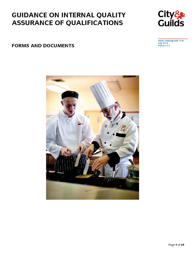 Internal Quality Assurance Guidance | PDF | Verification And Validation ...