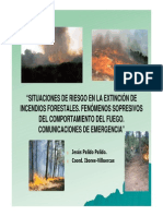Situaciones de Riesgo en La Extinción de Incendios Forestales. Fenómenos Sopresivos Del Comportam
