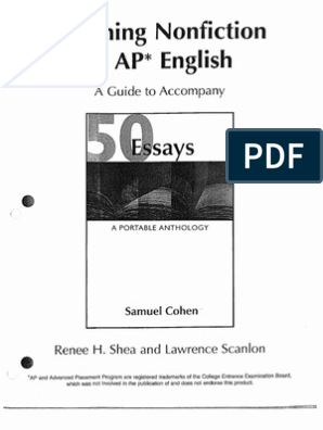 Teaching nonfiction in ap english a guide for 50 essays 50 Essays Multiple Choice