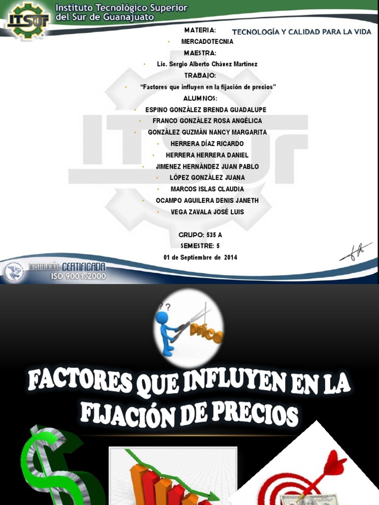 Factores Que Influyen En La Fijación De Precios – ZQAWGM