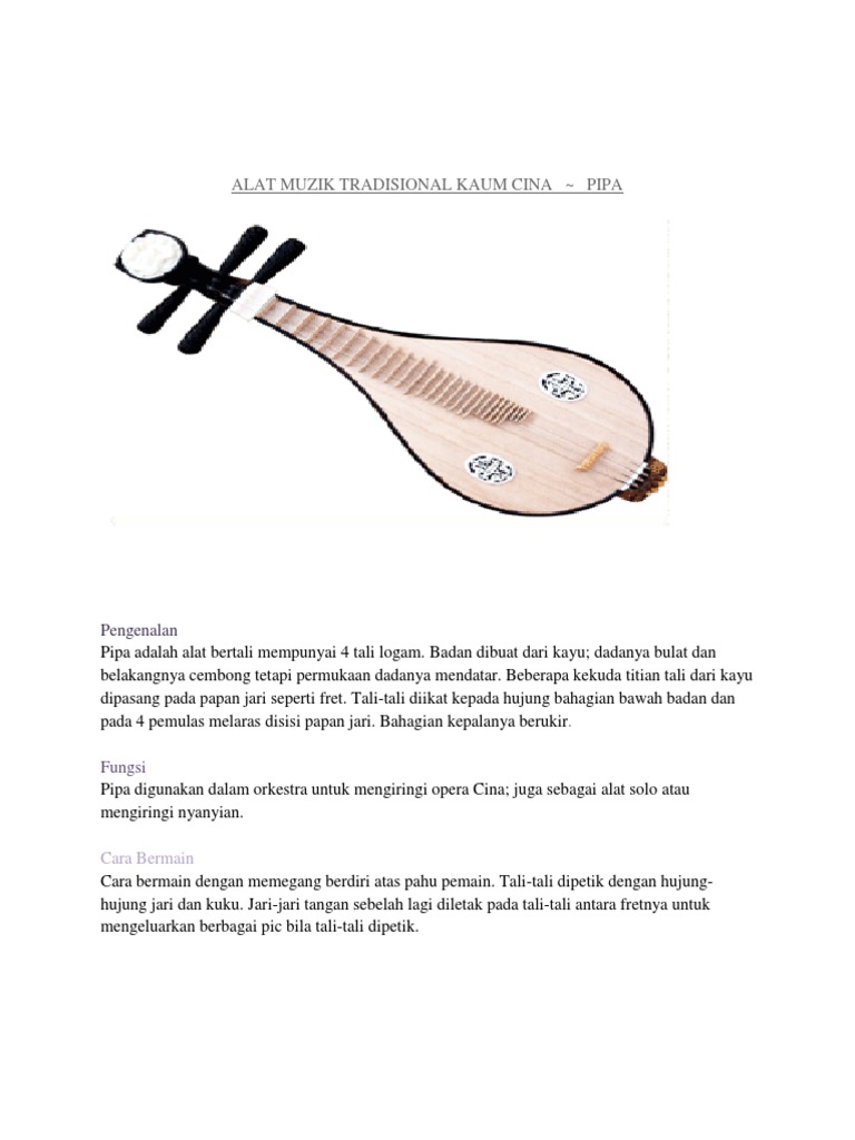 Alat Muzik Pipa Pdf