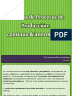 Produccion Conitnua e Intermitente