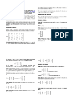 Matrices y Determinantes