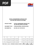 BK TNG 001 TS PI SP 001 - Piping Specification - Rev 2