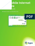 User Manual KPN Mobile Internet Software UK Windows V 3.0 High-Res