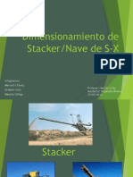 Dimensionamiento Stacker y Nave SX, Grupo 5