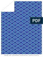 Hanukkah Pattern Paper Blue