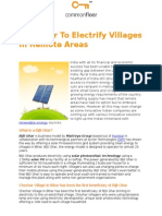Bijli Ghar to Electrify Villages in Remote Areas